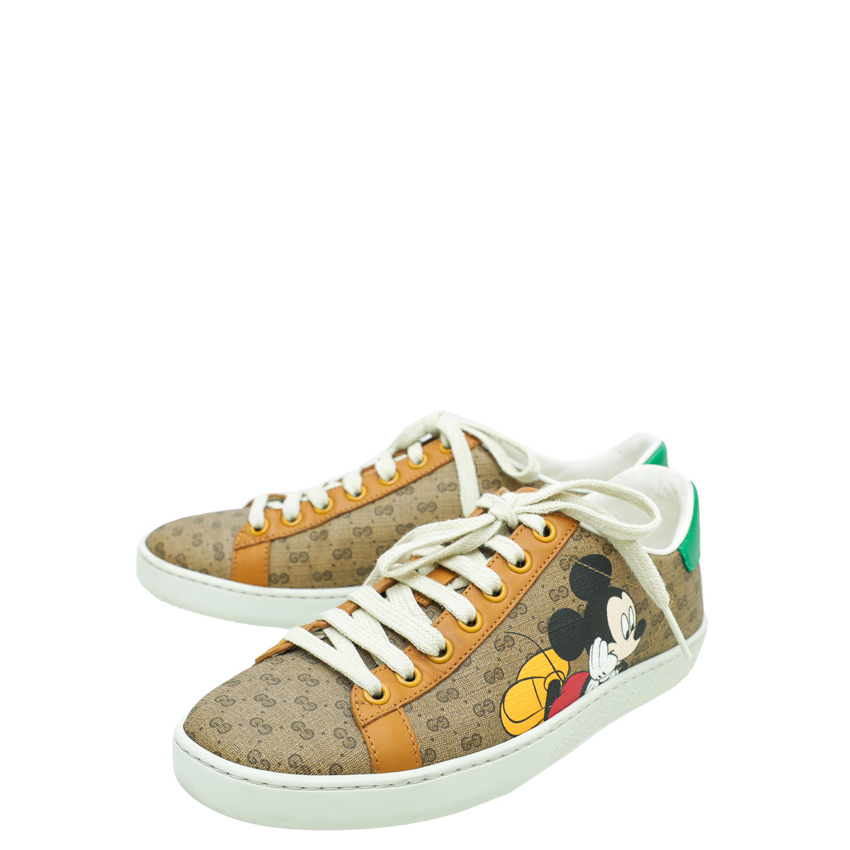 Gucci Bicolor x Disney Mickey Ace Sneakers 36