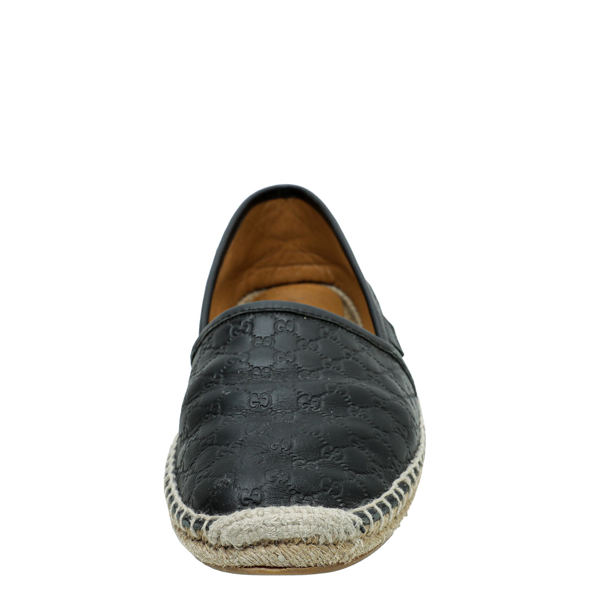 Gucci Black Microguccissima Espadrille 37