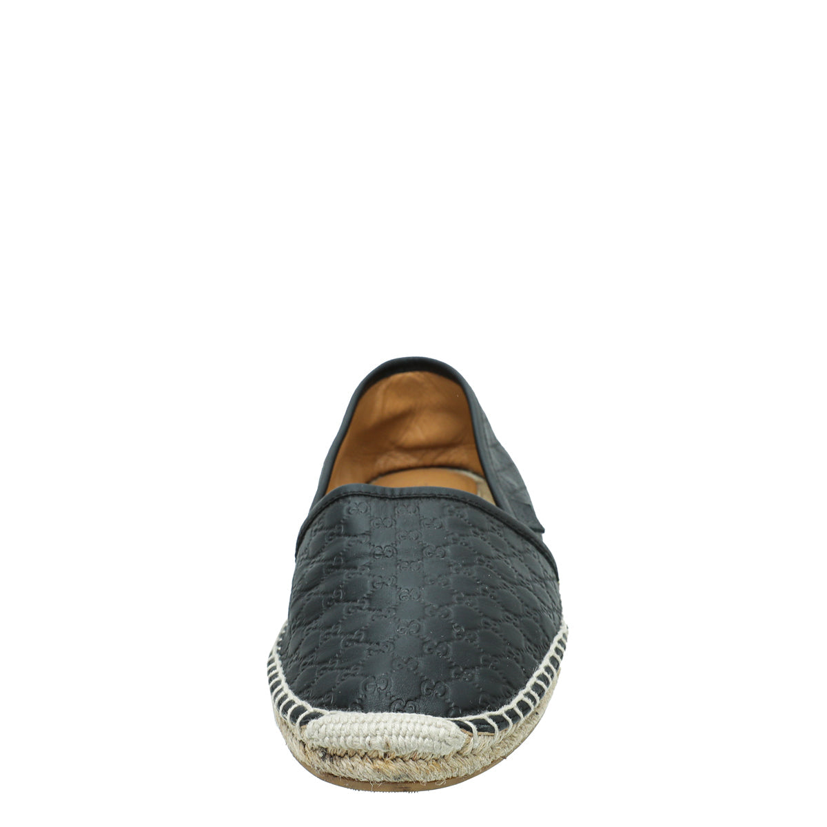 Gucci Black GG Microguccissima Espadrille 39.5