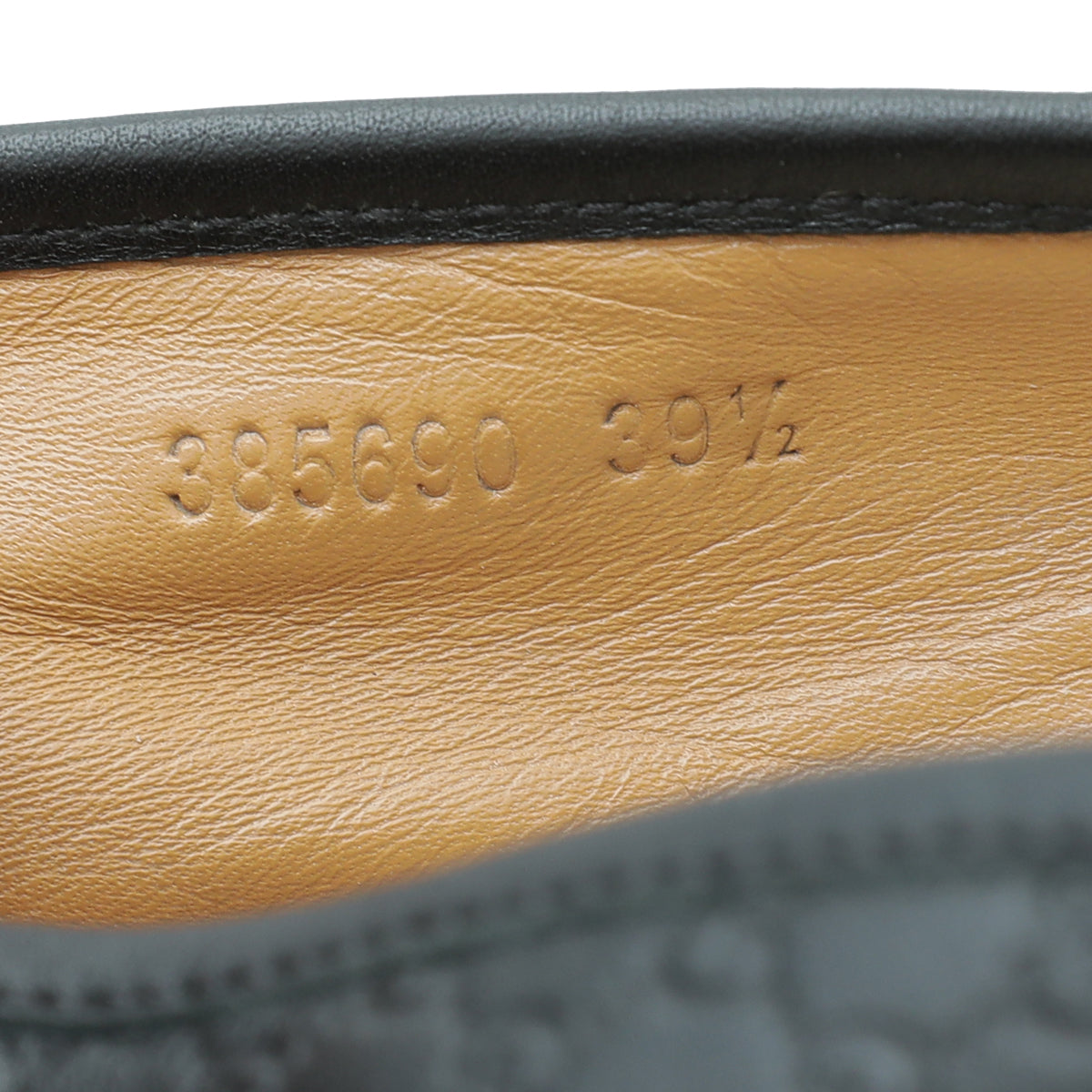 Gucci Black GG Microguccissima Espadrille 39.5