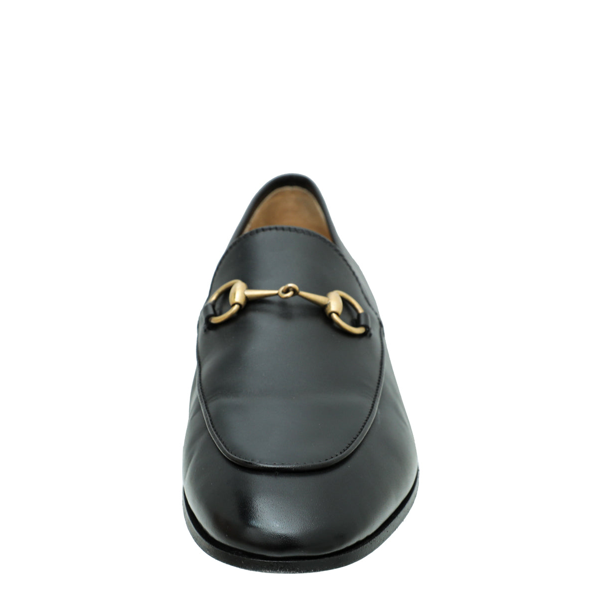 Gucci Black Jordaan Horsebit Loafer 39