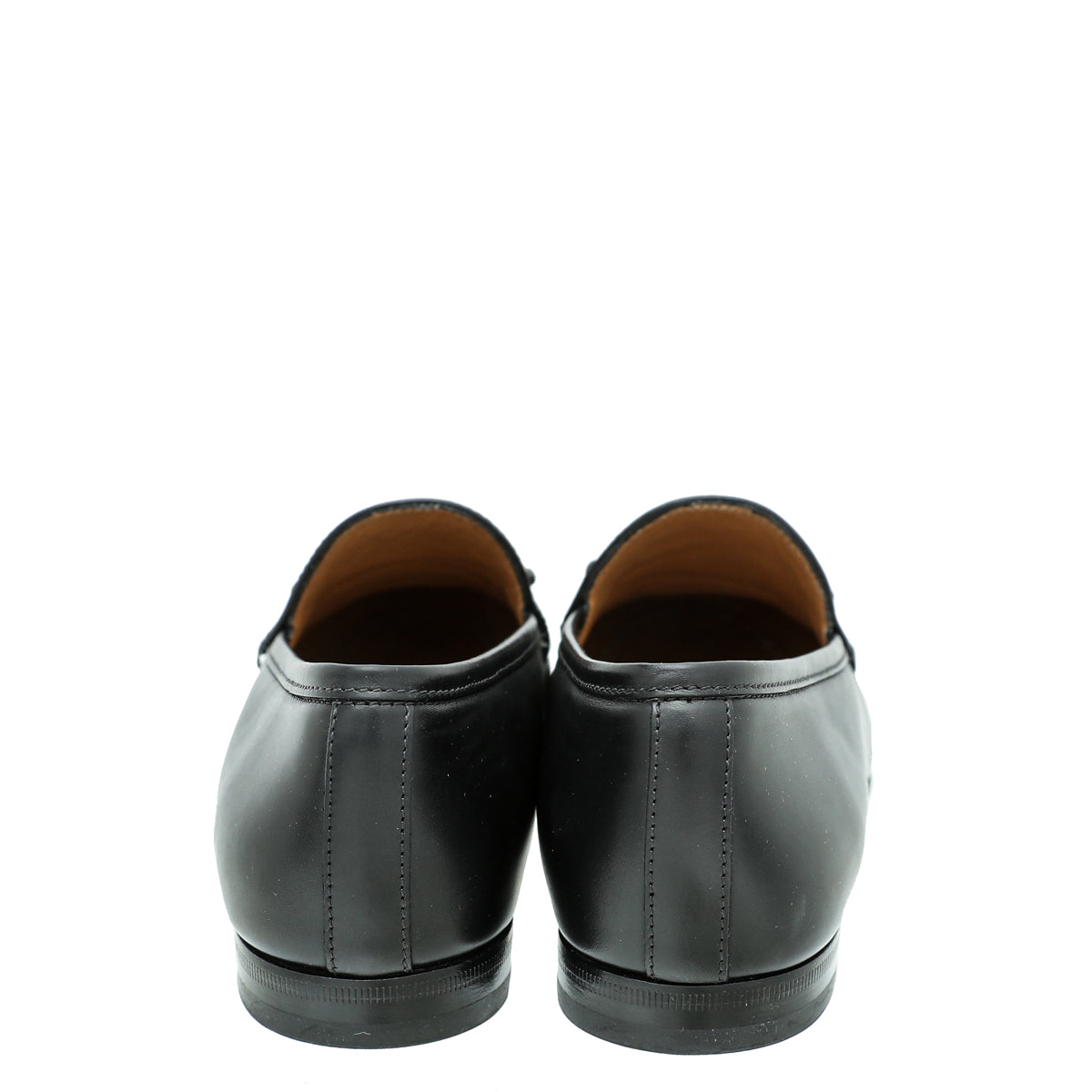 Gucci Black Jordaan Horsebit Loafer 39