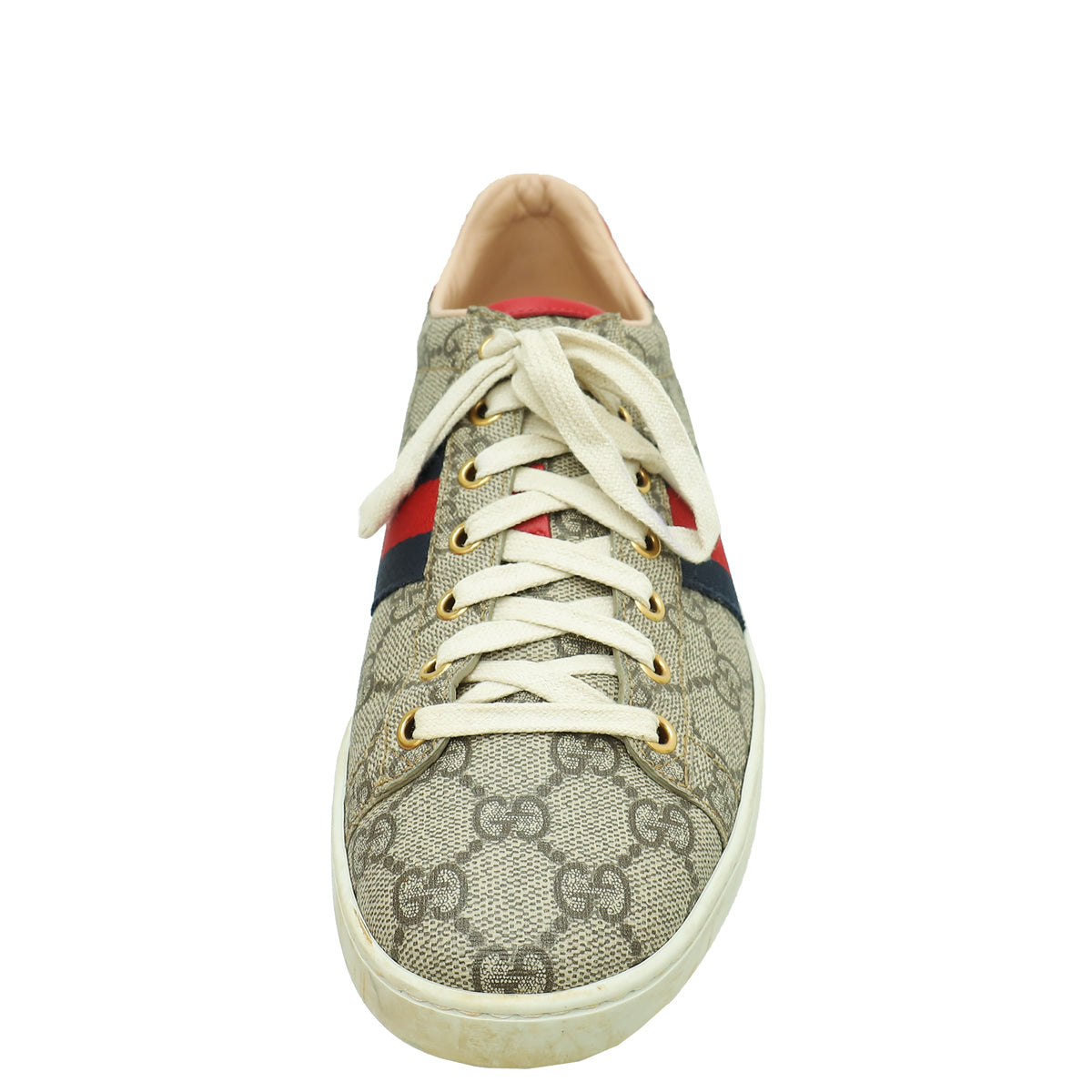Gucci Multicolor GG Supreme Web Ace Sneakers 39