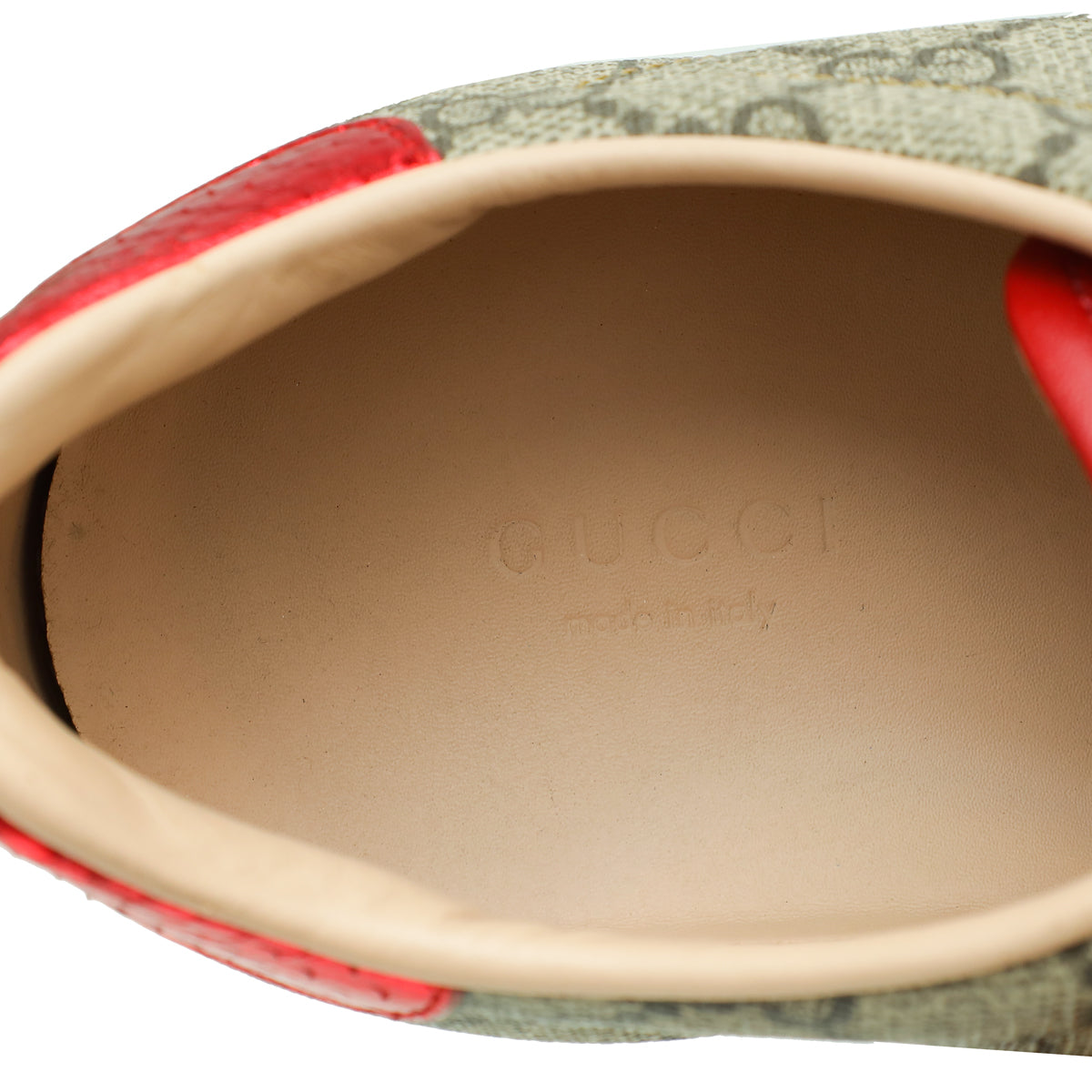 Gucci Multicolor GG Supreme Web Ace Sneakers 39