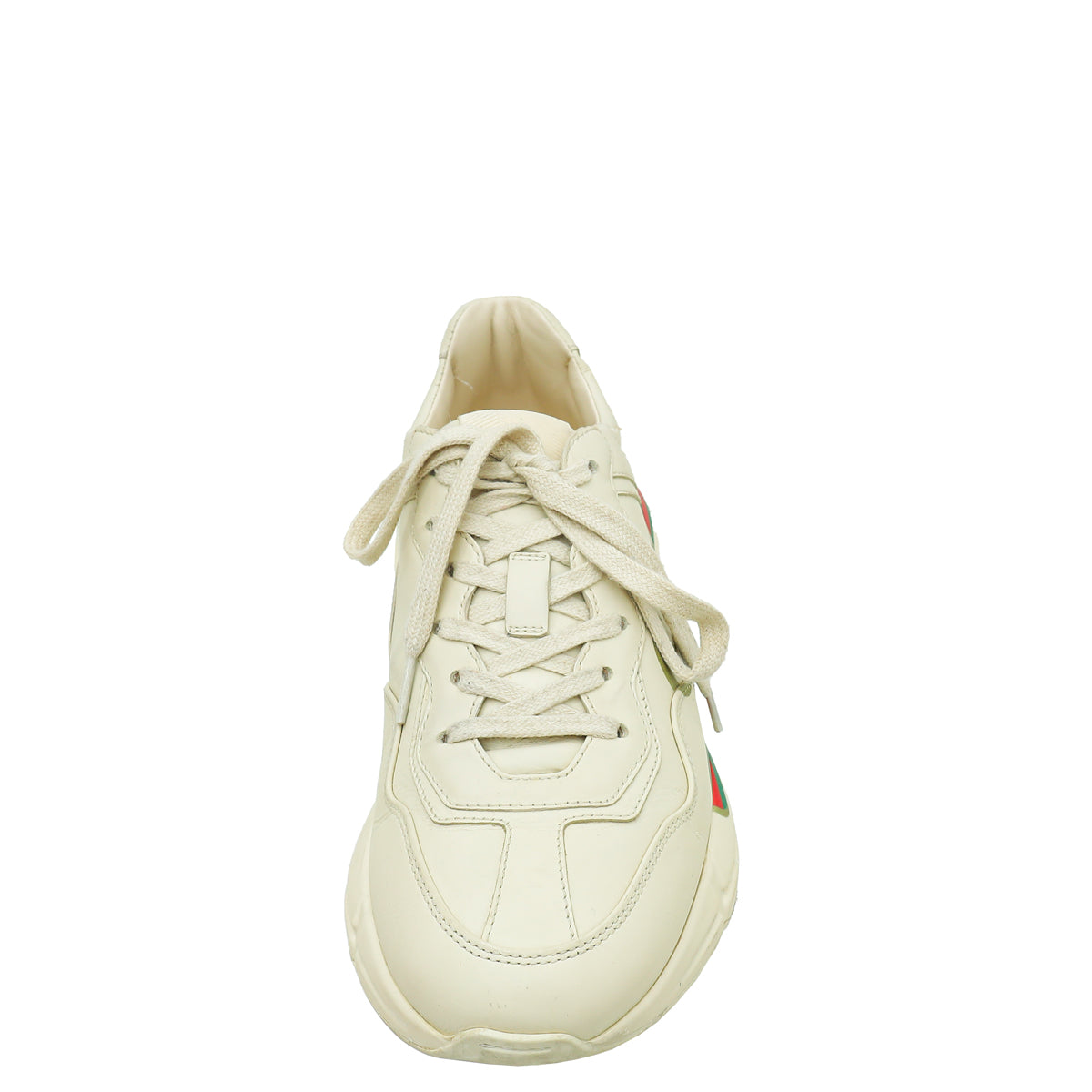 Gucci Ivory Logo Rhyton Sneakers 39