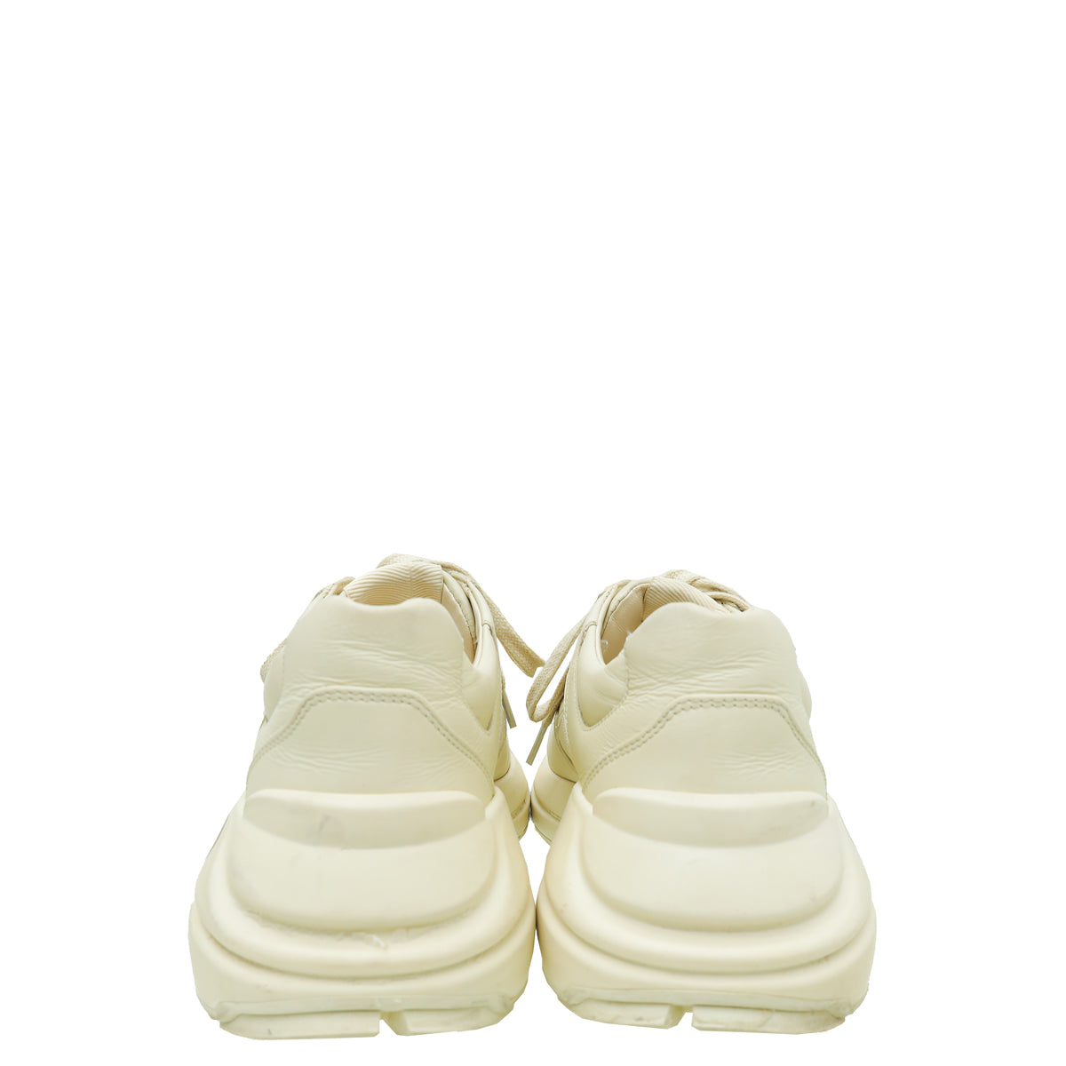 Gucci Ivory Logo Rhyton Sneakers 39