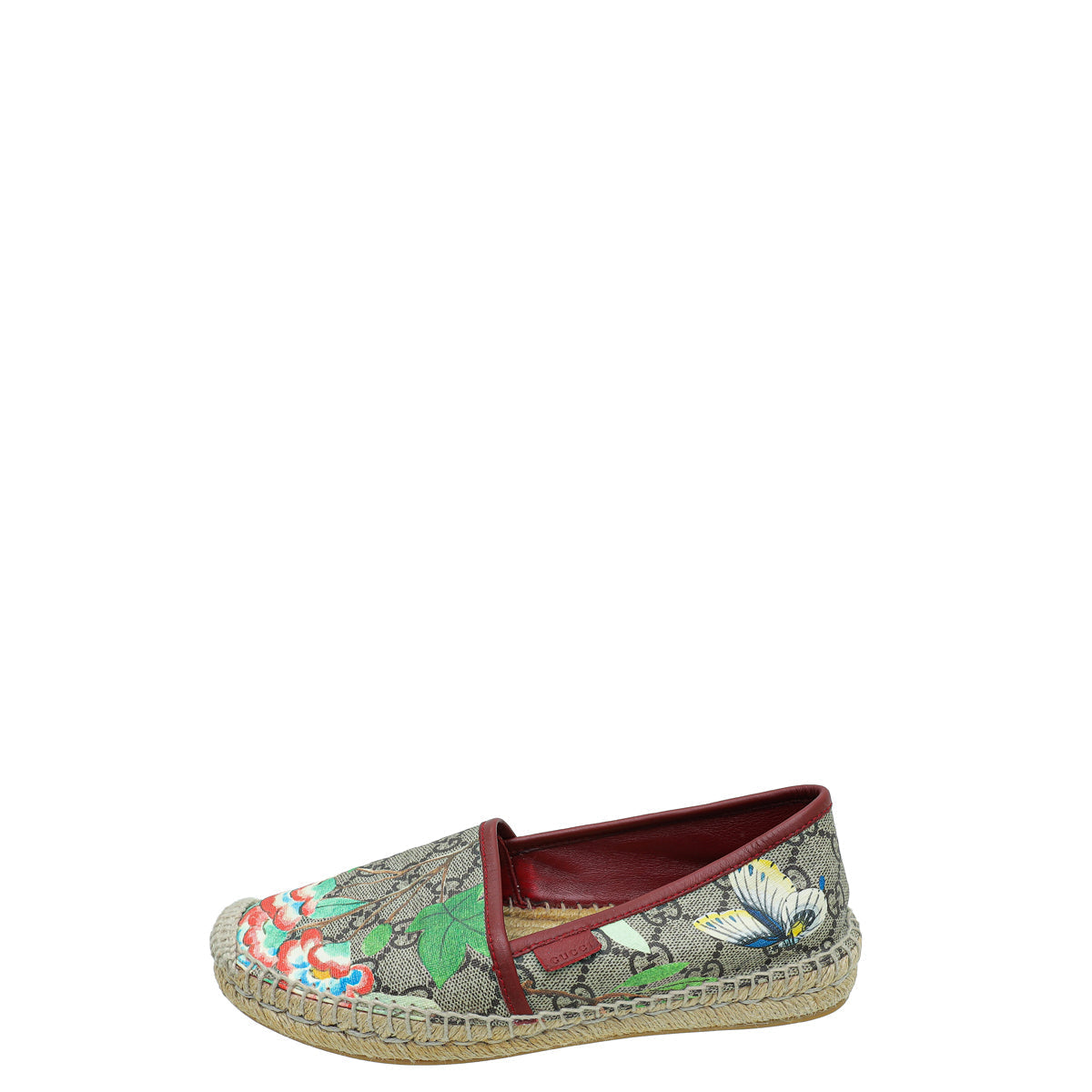 Gucci Multicolor GG Tian Print Flat Espadrille 35
