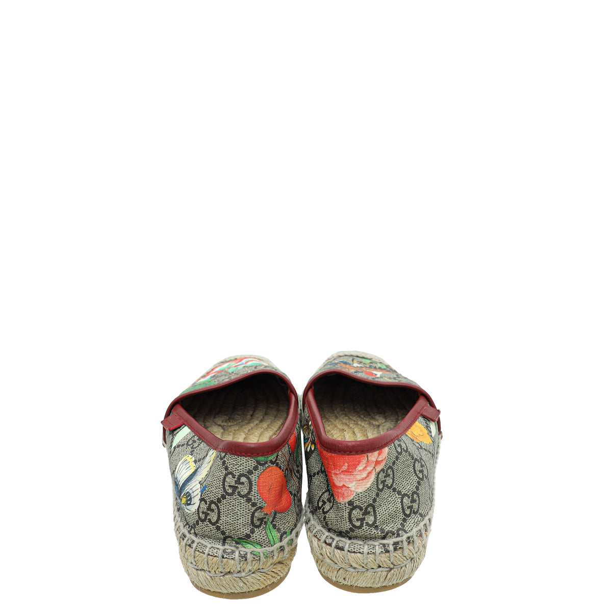 Gucci Multicolor GG Tian Print Flat Espadrille 35