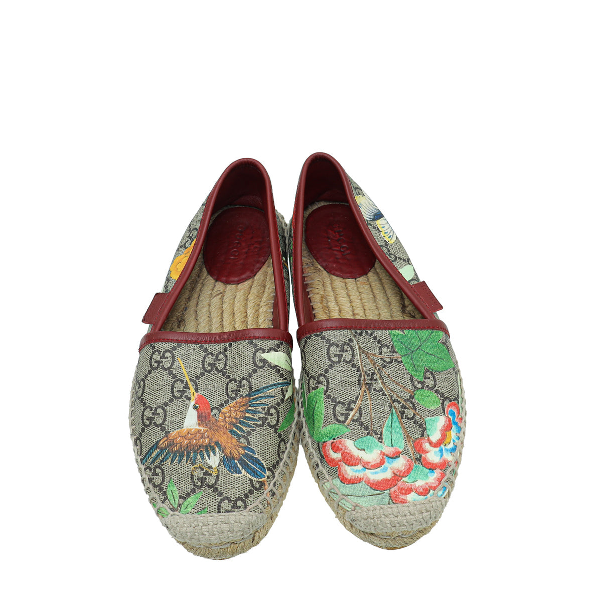 Gucci Multicolor GG Tian Print Flat Espadrille 35