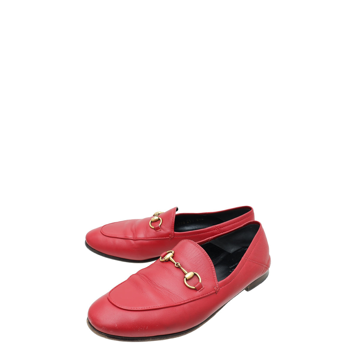 Gucci Red Horsebit Loafer 37.5