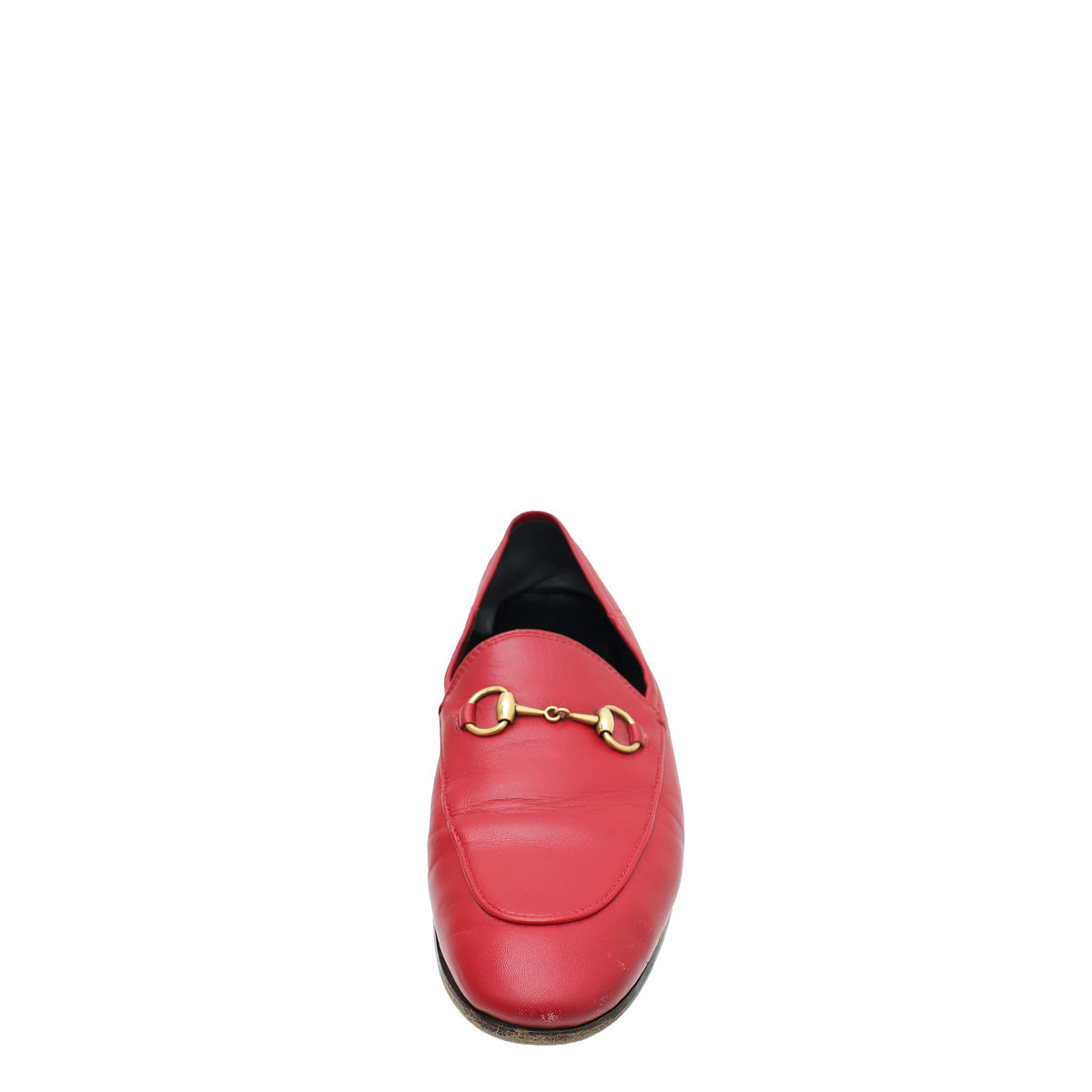 Gucci Red Horsebit Loafer 37.5