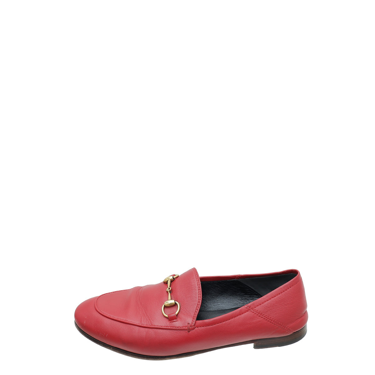 Gucci Red Horsebit Loafer 37.5