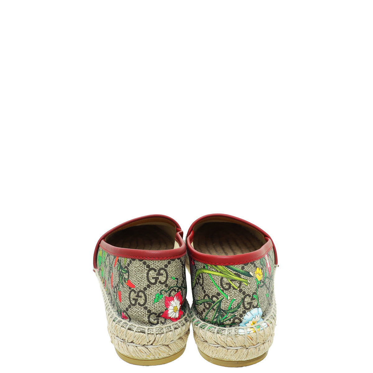 Gucci Multicolor Flora Espadrille Bag 37.5
