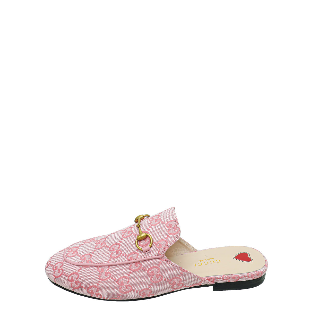 Gucci Pink GG Princetown Mules 37.5