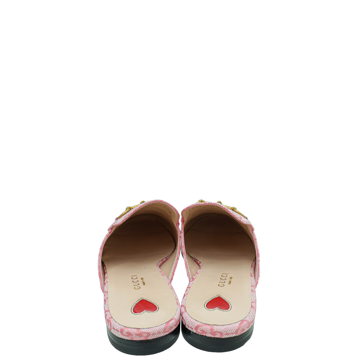 Gucci Pink GG Princetown Mules 37.5