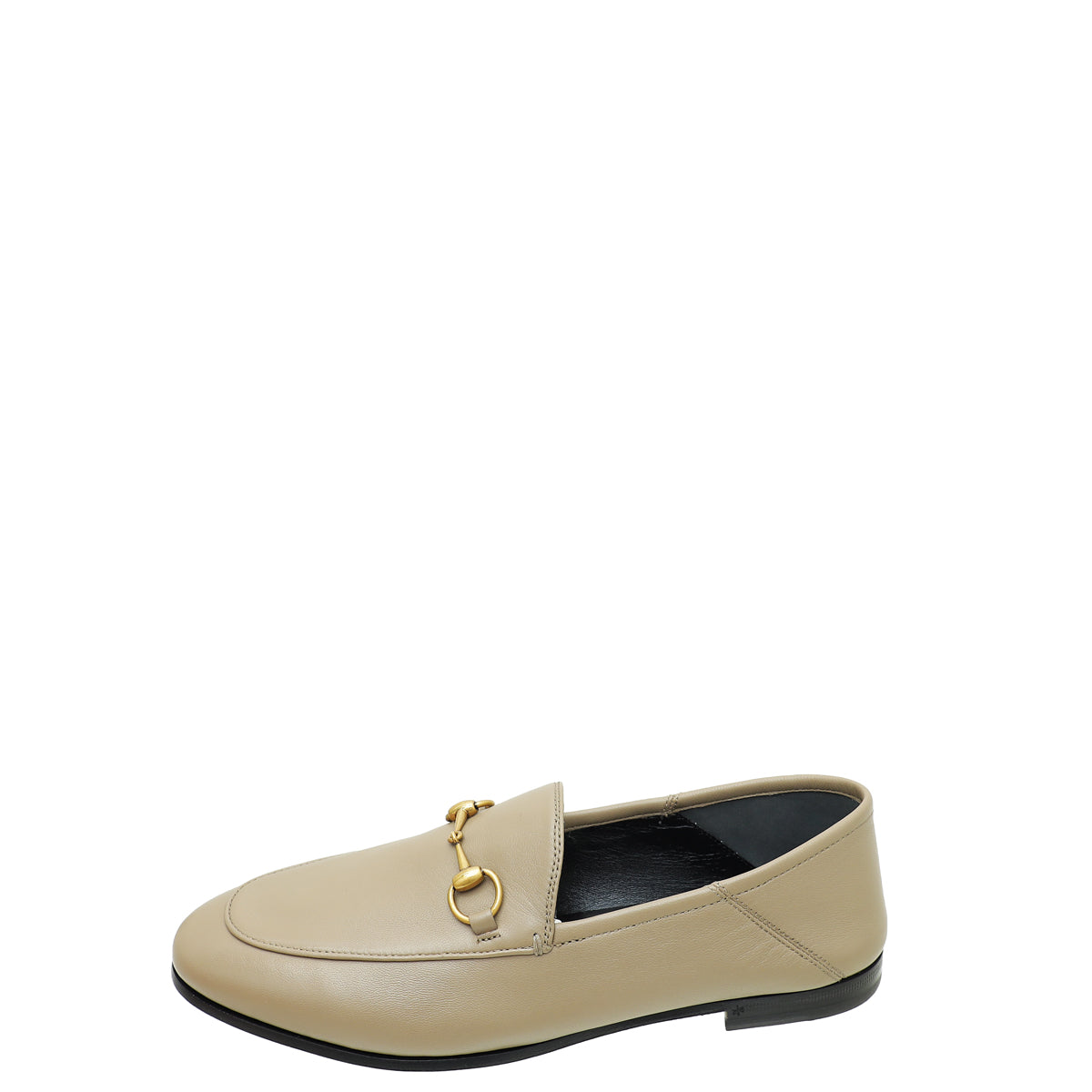 Gucci Taupe Horsebit Loafer 38