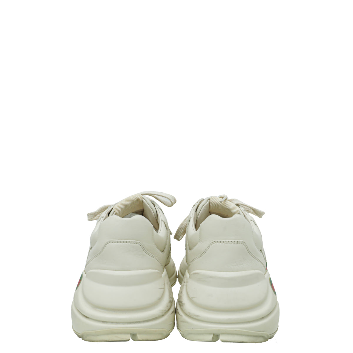 Gucci Ivory Men's Rhyton Gucci Logo Sneaker 40