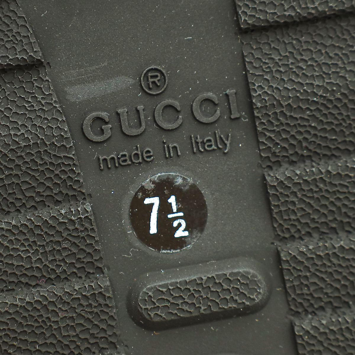 Gucci Brown GG Microguccissima Web Thong Flip Flop Sandal 7.5