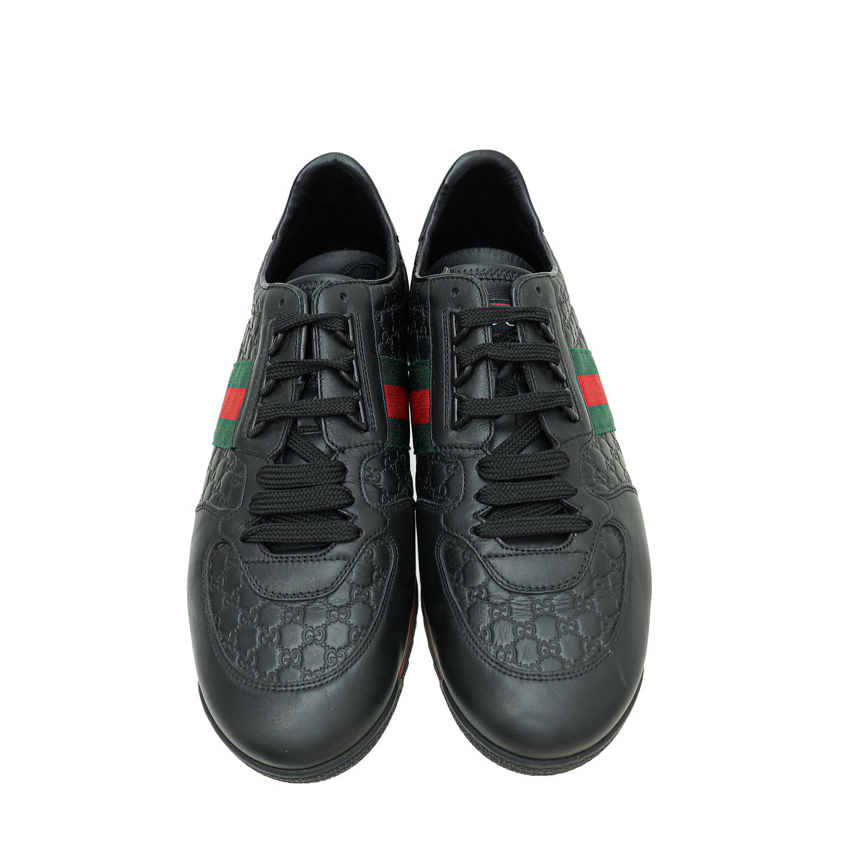 Gucci Black GG Microguccissima Web Sneaker 8