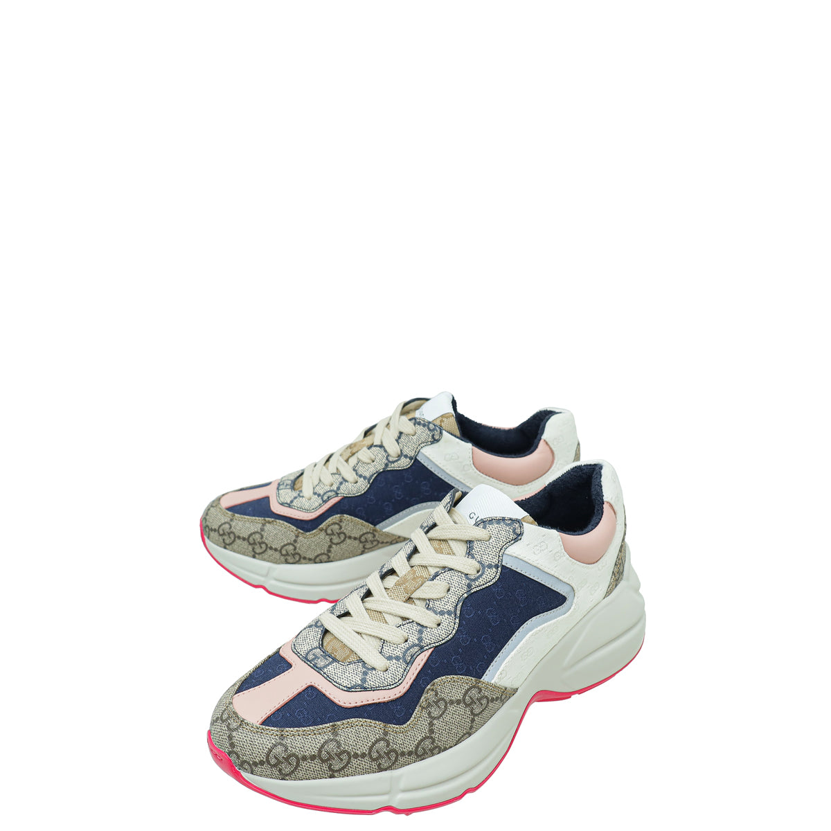 Gucci Multicolor GG Supreme Rhyton Sneaker 37