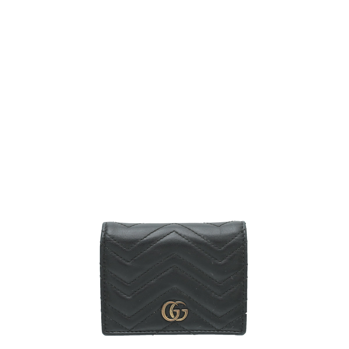 Gucci Black GG Marmont Card Case