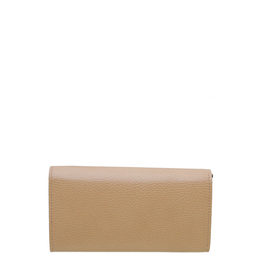 Gucci Light Caramel Dollar Interlocking G Wallet