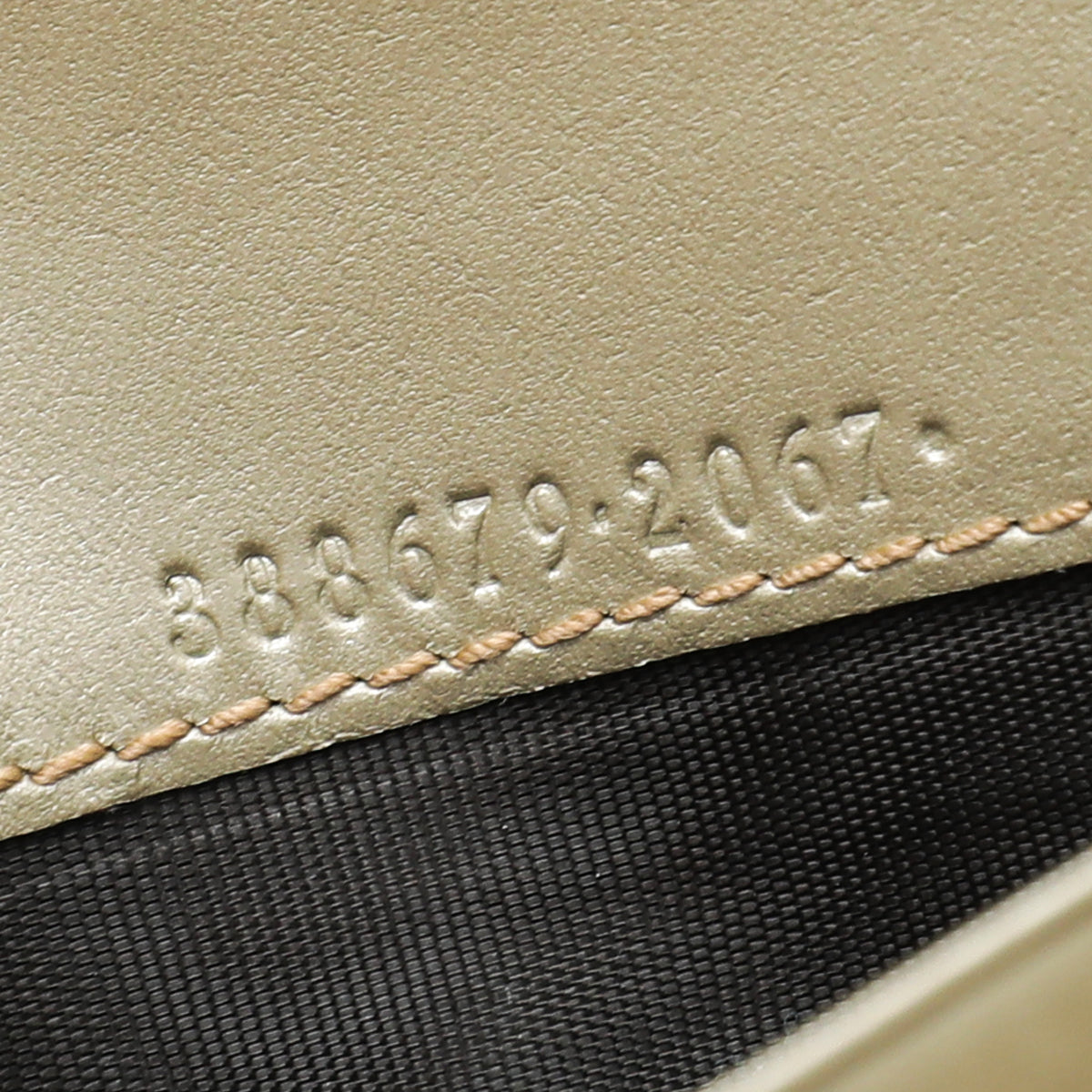 Gucci Champagne GG Guccissima Bow Continental Wallet