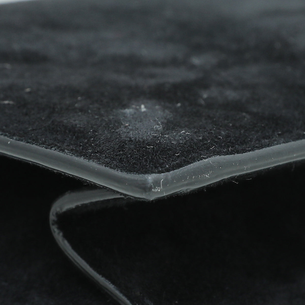Gucci Black Suede Broadway Crystal Clutch