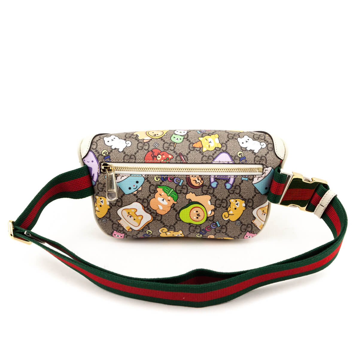 Gucci x Angela Nguyen Pikarar GG Supreme Animal Print Belt Bag