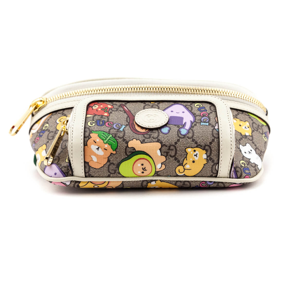 Gucci x Angela Nguyen Pikarar GG Supreme Animal Print Belt Bag