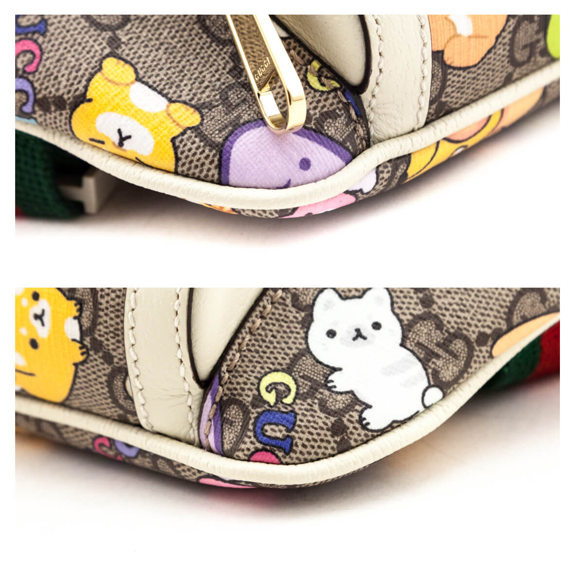 Gucci x Angela Nguyen Pikarar GG Supreme Animal Print Belt Bag