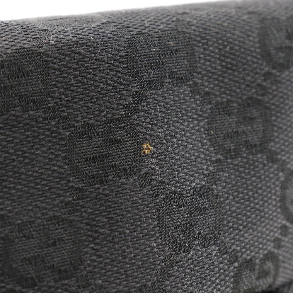 GUCCI Handbag 124542 GG canvas black Women Used