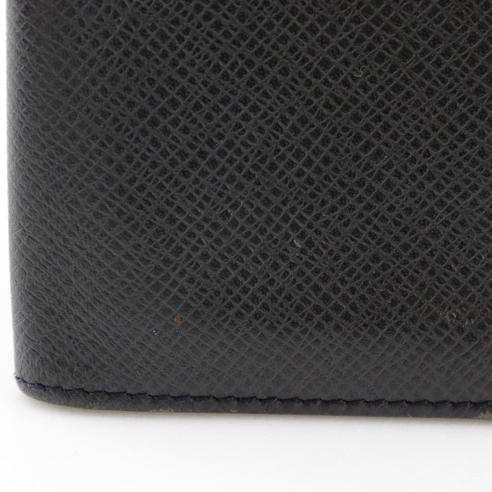 LOUIS VUITTON Bill Compartment M31002 Taiga black Porto Cartes Crdit
