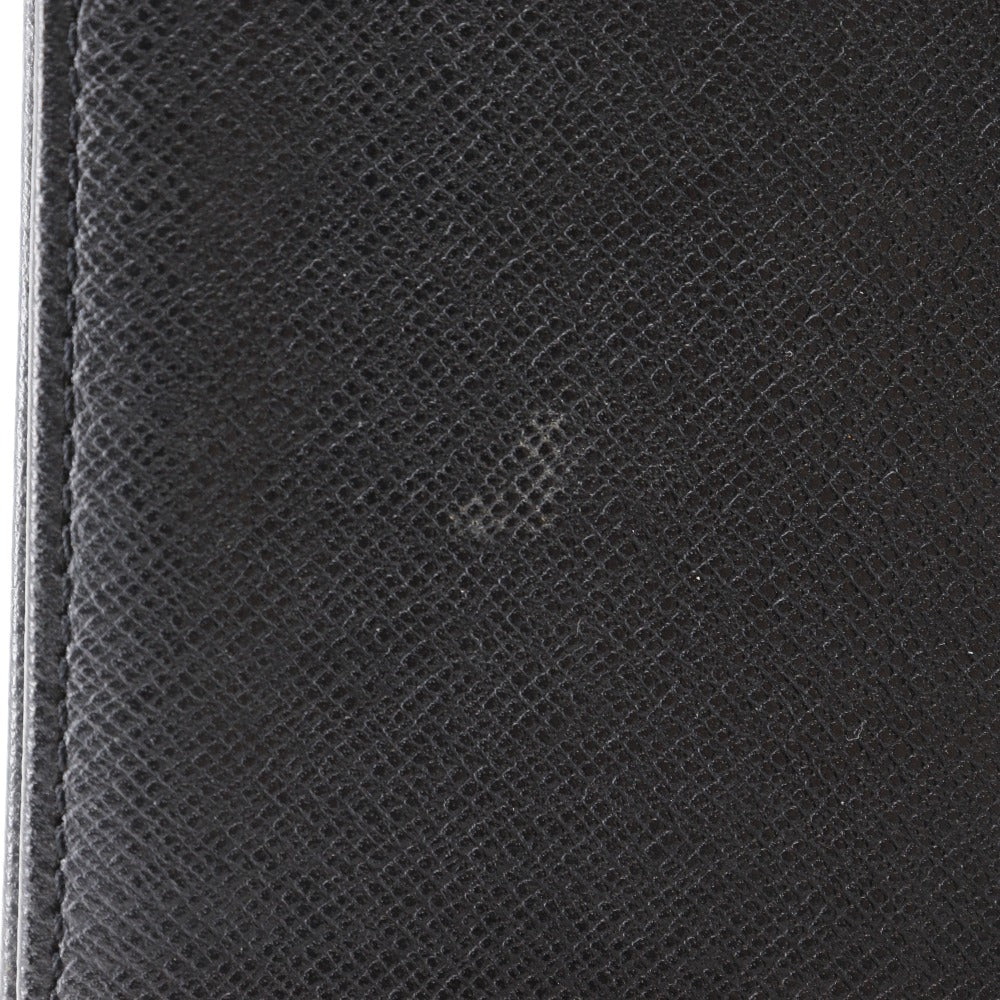 LOUIS VUITTON Bill Compartment M31002 Taiga black Porto Cartes Crdit