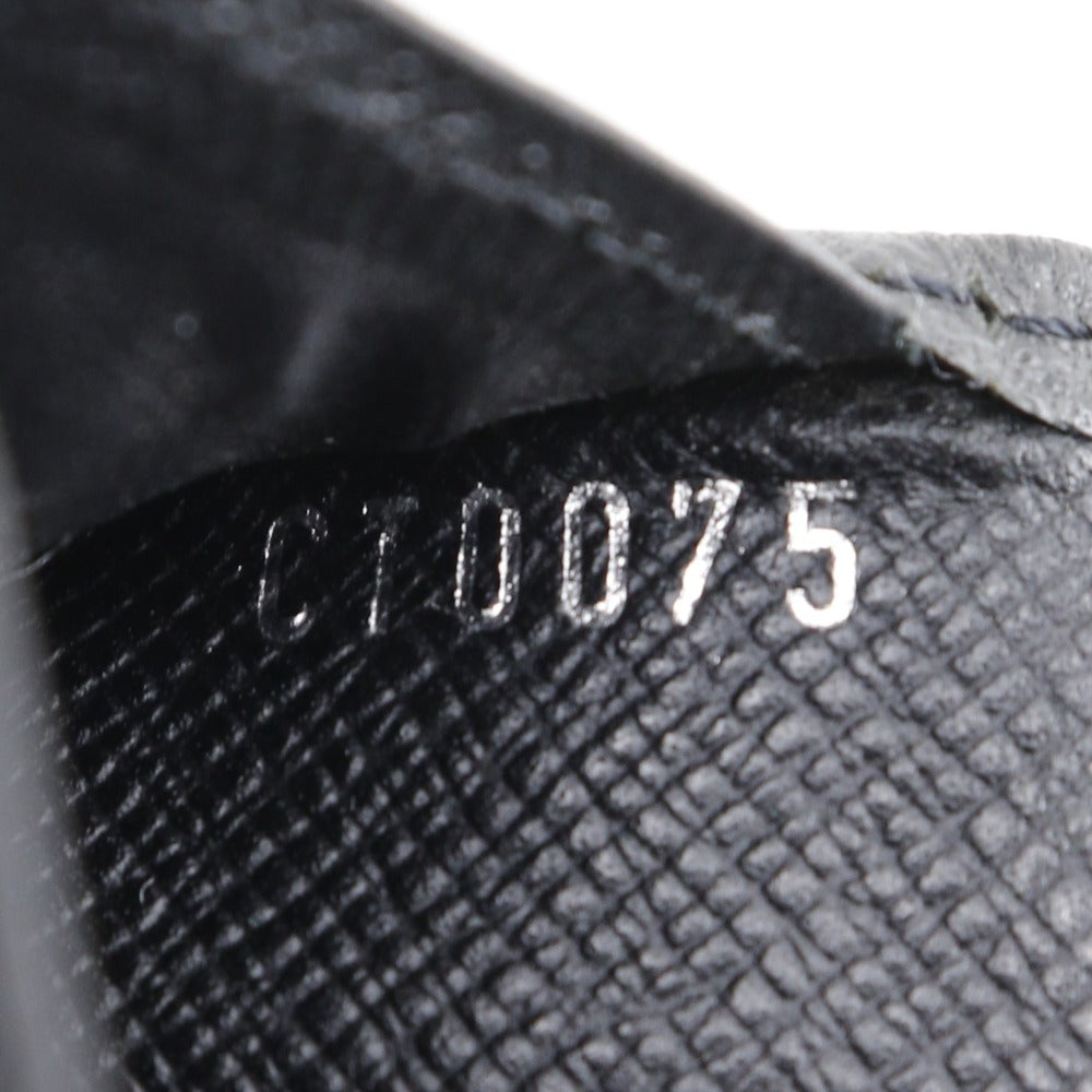LOUIS VUITTON Bill Compartment M31002 Taiga black Porto Cartes Crdit