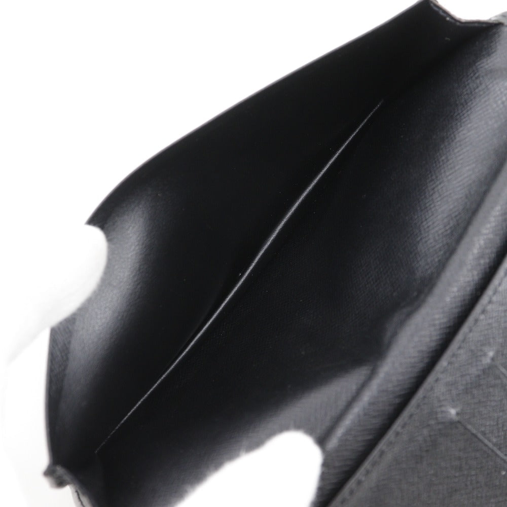 LOUIS VUITTON Bill Compartment M31002 Taiga black Porto Cartes Crdit