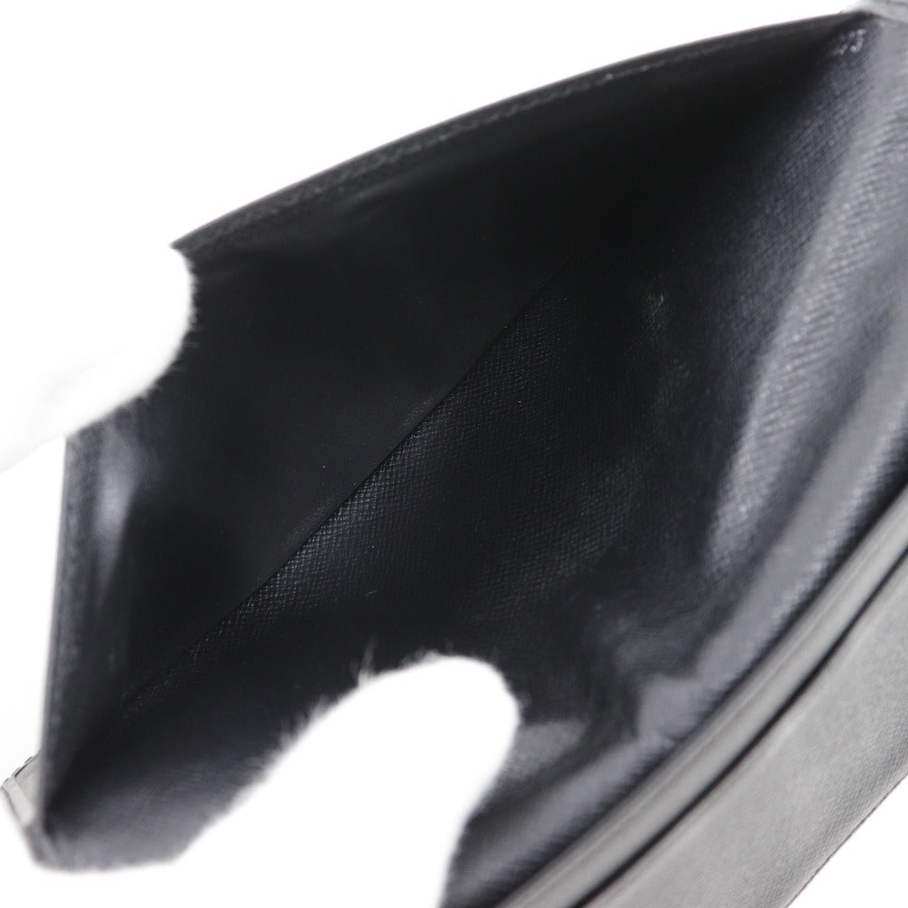 LOUIS VUITTON Bill Compartment M31002 Taiga black Porto Cartes Crdit