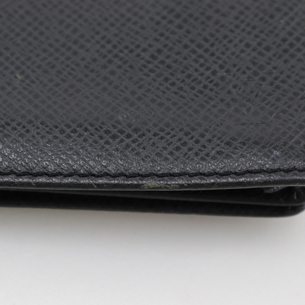LOUIS VUITTON Bill Compartment M31002 Taiga black Porto Cartes Crdit