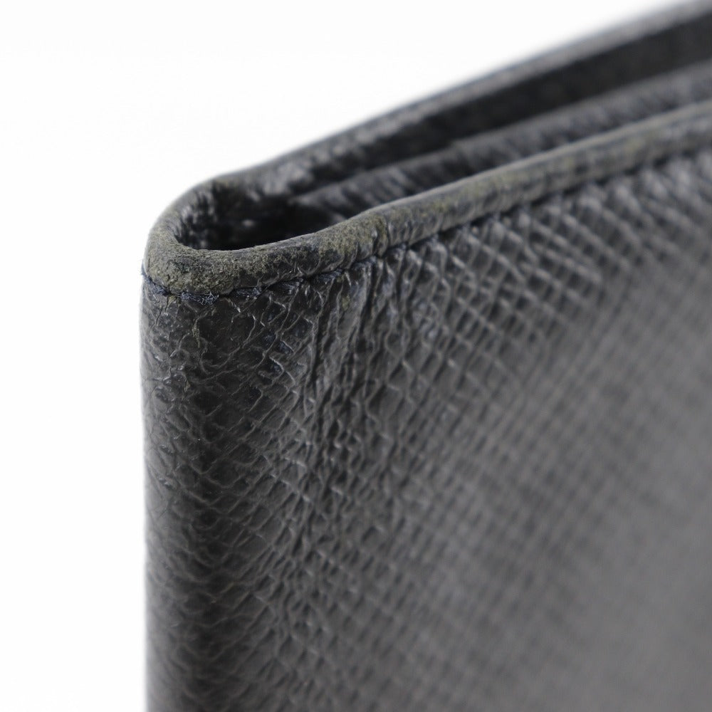 LOUIS VUITTON Bill Compartment M31002 Taiga black Porto Cartes Crdit