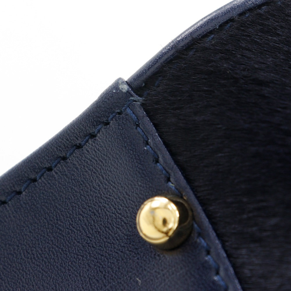 GUCCI Handbag Harako Navy Old Gucci One handle