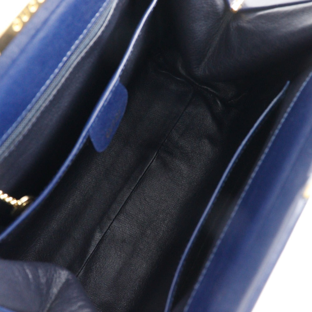 GUCCI Handbag Harako Navy Old Gucci One handle
