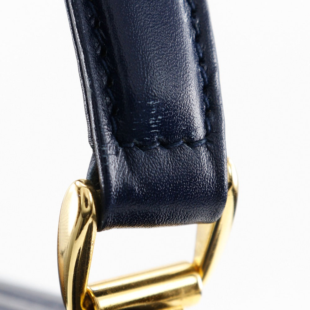 GUCCI Handbag Harako Navy Old Gucci One handle