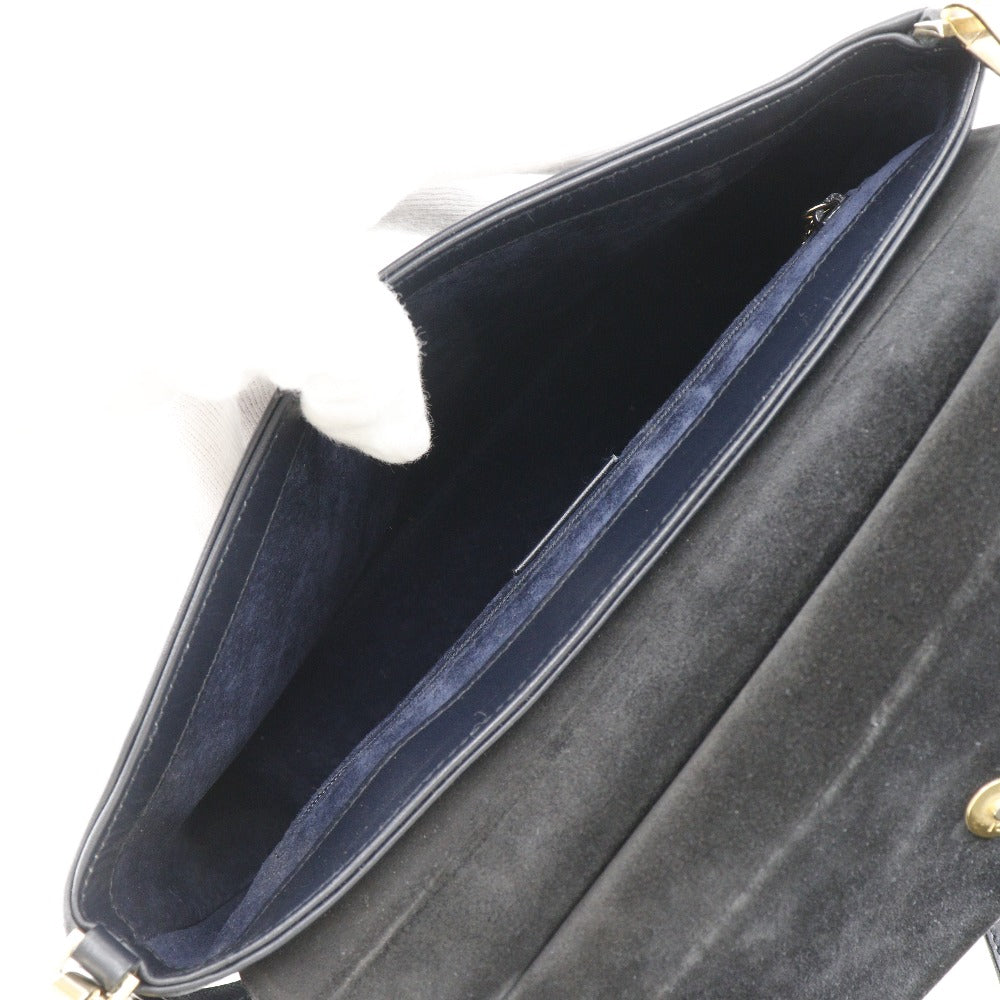 GUCCI Shoulder Bag 001.1887 Calfskin, Bamboo black Women Used