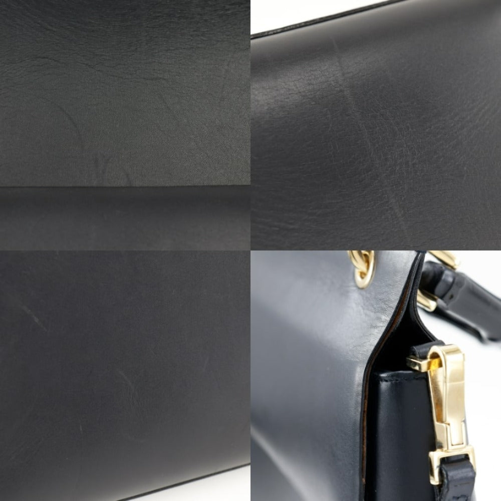 GUCCI Shoulder Bag 001.1887 Calfskin, Bamboo black Women Used