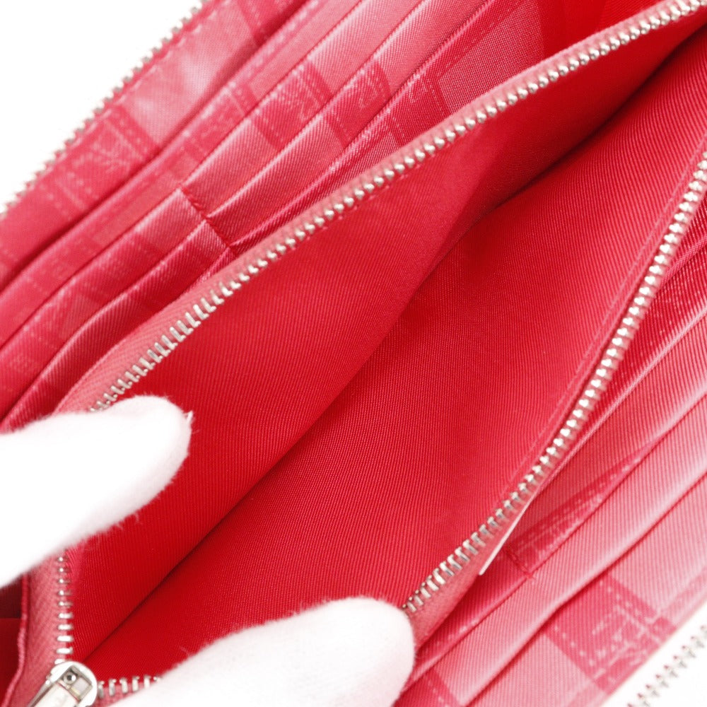 HERMES Long Wallet Purse Epsom White Azap Long Silk Inn Women Used