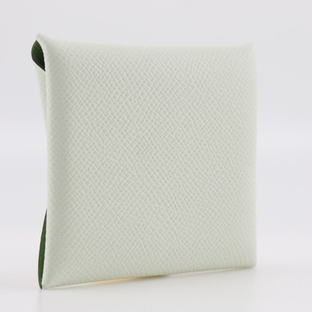 HERMES Coin case Epsom Light green By color Bastia unisex(Unisex) Used