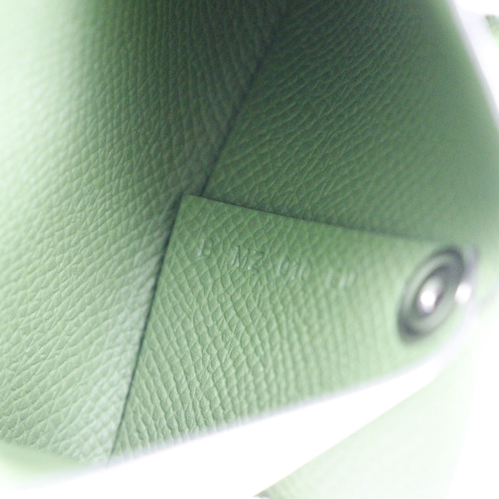 HERMES Coin case Epsom Light green By color Bastia unisex(Unisex) Used