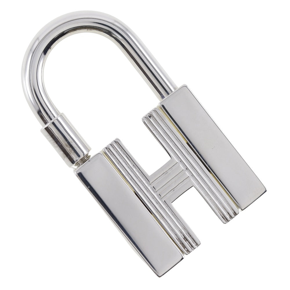 HERMES Cadena metallic Silver Women Used