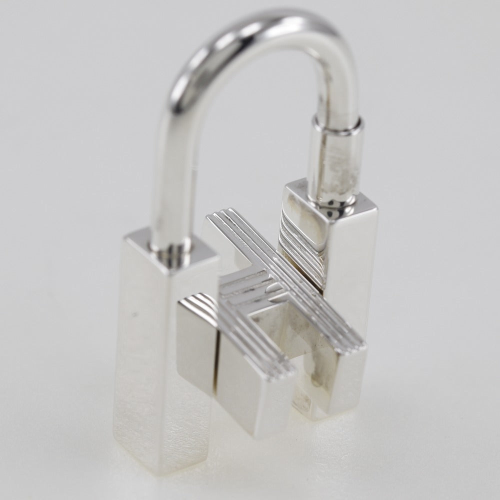 HERMES Cadena metallic Silver Women Used
