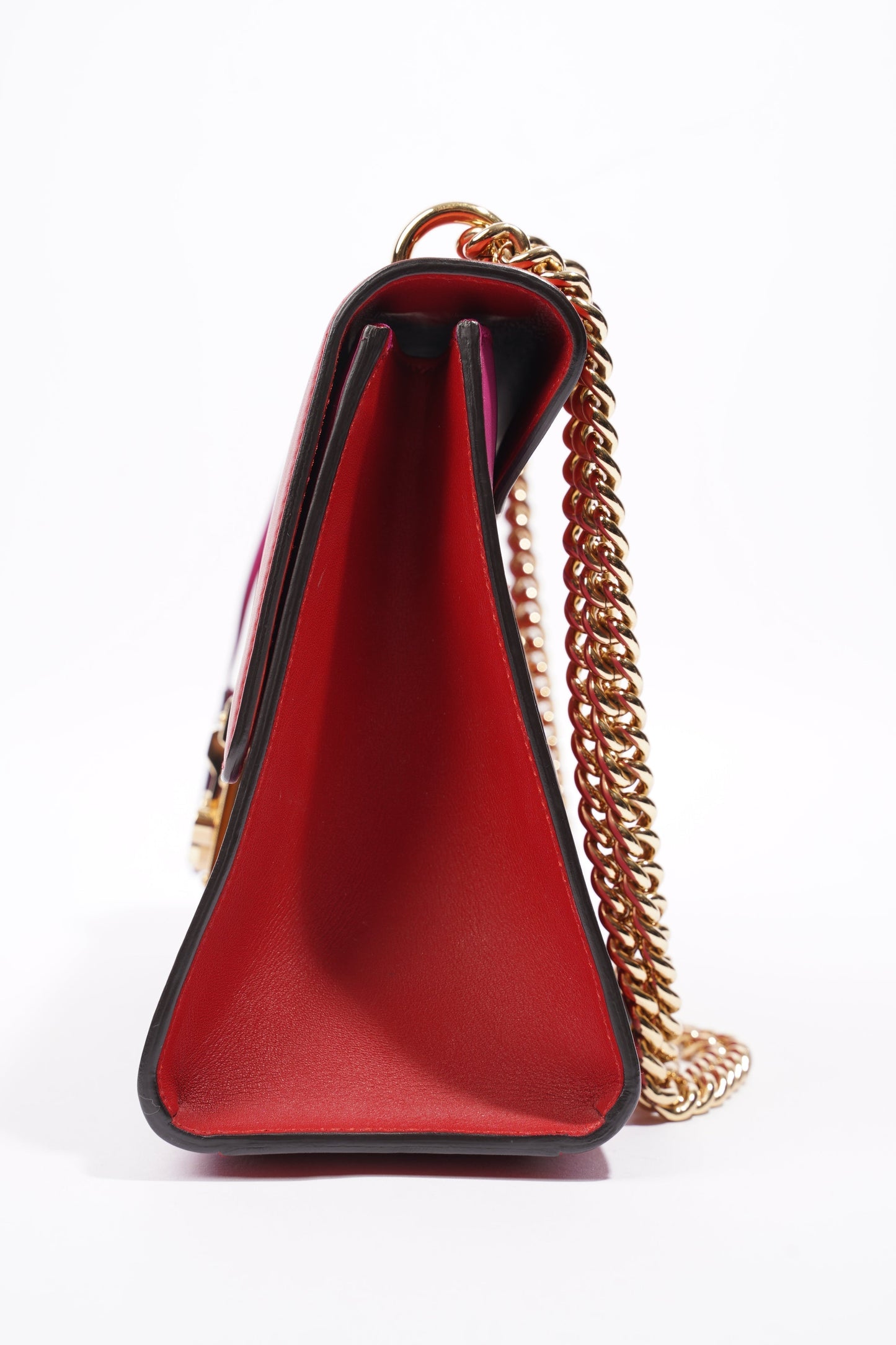 Gucci Padlock Pink / Red Leather